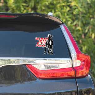 Autosticker Grappige Great Dane Collectie Sticker