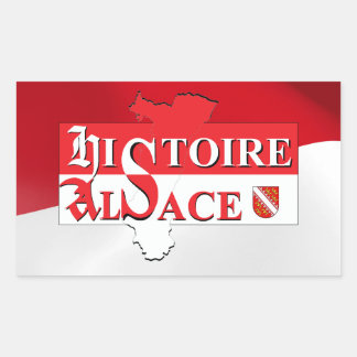 Autosticker Histoire Alsace - Elsàss Gschicht Rechthoekige Sticker