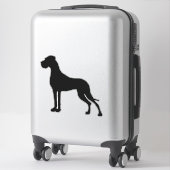 Autosticker Silhouette Great Dane Sticker (Sur valise)