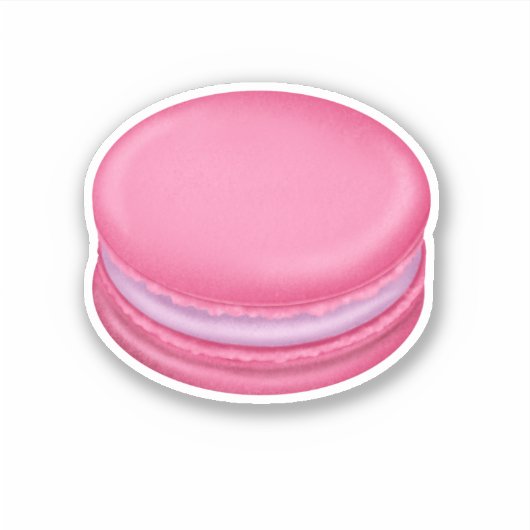 Autostickers & Stickers pink macaron (Voorkant)