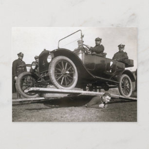 Autostunt Briefkaart