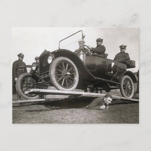 Autostunt Briefkaart (Voorkant)