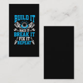 Autotunneltechniek voor wielbrekers visitekaartje (Voorkant / Achterkant)