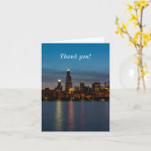 Autour De Willis À La Carte de remerciements De Nu (Fleur jaune)