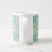 Autour du flocon de neige Aqua Blue Specialty Mug (Dos)