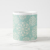 Autour du flocon de neige Aqua Blue Specialty Mug (Devant)