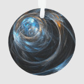 Autour du monde Abstrait Art Cercle acrylique (dos)