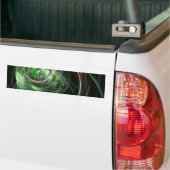 Autour du monde Vert Abstrait Art Sticker (Sur camion)