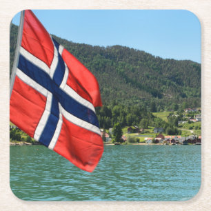 Autoveerboot in het onderzetter Noorwegen