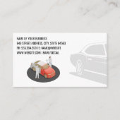 Autoverf Specialist | Autogarage Visitekaartje (Achterkant)