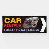 Autoverhuur Custom Outdoor Banner (Horizontaal)