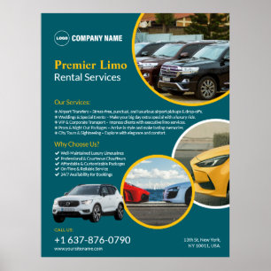 Autoverhuur Services Custom Poster