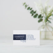 Autoverkoop bij autoverkoop visitekaartje (Staand voorkant)