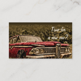 Autoverkoop - Verbinding maken met het Visitekaart Visitekaartje