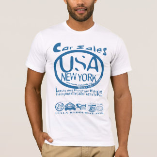 autoverkoop Verenigde Staten nY door rogers bros T-shirt
