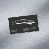 Autoverkoper | Auto-Icoon Magnetisch Visitekaartje (Voorbeeld)
