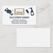 Autowas en details | autoreiniger visitekaartje (Voorkant / Achterkant)