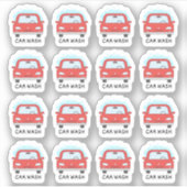 Autowas Onderhoud Herinnering Bujo Planner Sticker (Voorkant)
