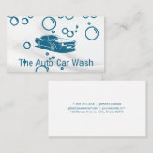 Autowas | Visitekaartje voor automatisch reinigen (Voorkant / Achterkant)