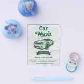 Autowasaanbod 24x7 flyer (Enkel)