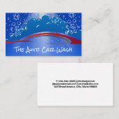 Autowasbellen en Visitekaartje voor automatisch re (Voorkant / Achterkant)