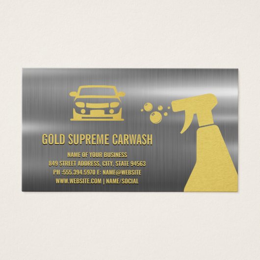 Autowasbeurt detailservice | Auto-detailing | Meta Visitekaartje (Voorkant)