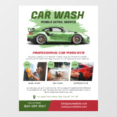 Autowasbeurtenservices Raamsticker (Vel)