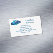 Autowash Business Magnetisch Visitekaartje (Voorbeeld)