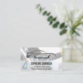 autowasplaats | Automatische reiniging Visitekaartje (Staand voorkant)