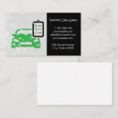 autowasplaats |Checklist | schoonmaakdienst Visitekaartje (Voorkant / Achterkant)