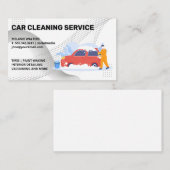 Autowasser Cleaning  | Zeepbellen Visitekaartje (Voorkant / Achterkant)