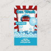 Autowasser: verkoop van de verkoopwaarde van de mo visitekaartje (Voorkant)