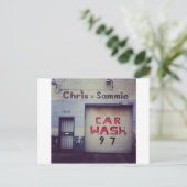 Autowasserette Briefkaart (Staand voorkant)