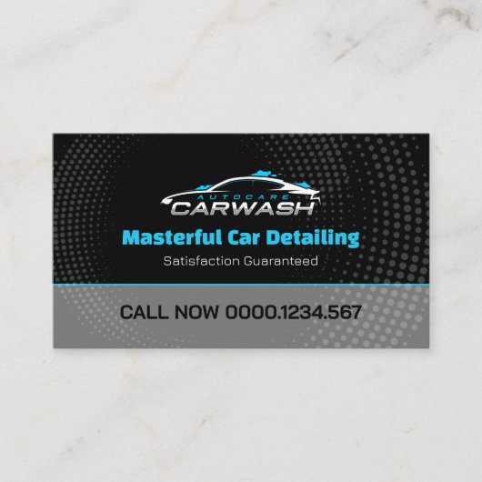 Autowasservices | beroeps visitekaartje (Voorkant)