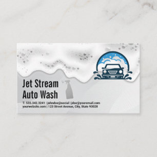 Autowasservices   zeepschuim visitekaartje
