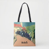 autowegvervoer met converteerbare motor in het la draagtas (Voorkant)