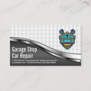 Autowerkplaats Auto Reparatie Monteurs Visitekaartje