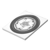 Autowiel Notitieblok (Gedraaid)