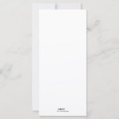 Autre carte jonquille (Dos)