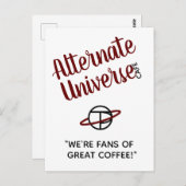 Autre carte postale Universe Café (Devant / Derrière)