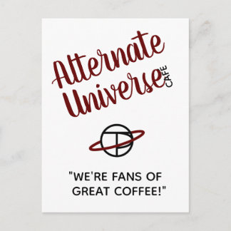 Autre carte postale Universe Café