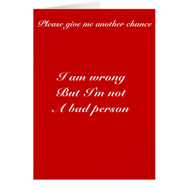 Autre chance (Devant)