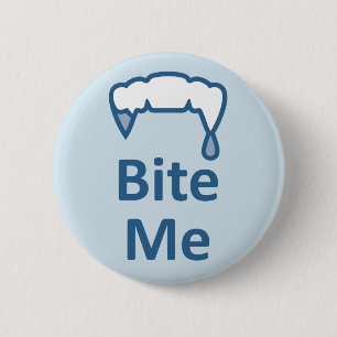 Autre facebook gothique Emo BITE ME badge