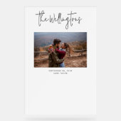 Autre Mariage Livre d'invité Script photo (Recto)