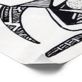 Autres plans d'ici, encre tirant Glossy Poster (Coin)