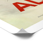 Autriche, affiche de ski (Coin)