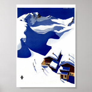 Autriche Affiche de voyage vintage restaurée Wunsc