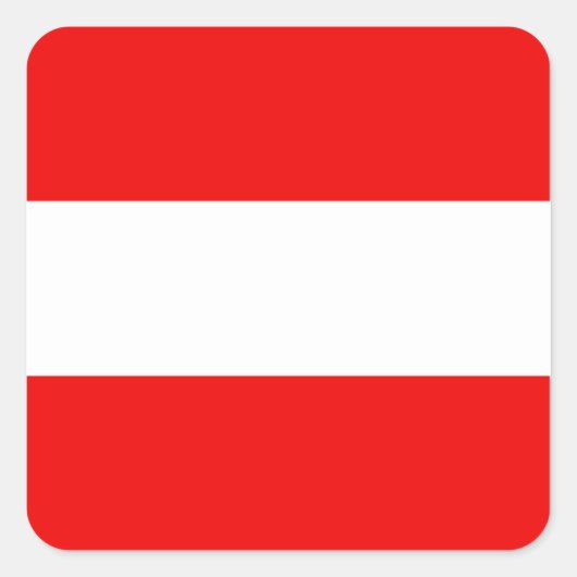 Autriche Autocollant de drapeau (Devant)
