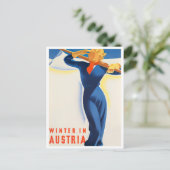 Autriche carte postale voyage vintage (Debout devant)