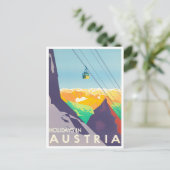 Autriche carte postale voyage vintage (Debout devant)